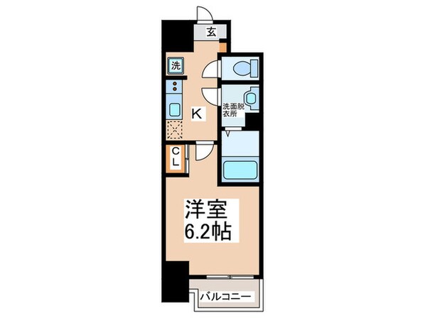 グランエクラ今宮戎の物件間取画像